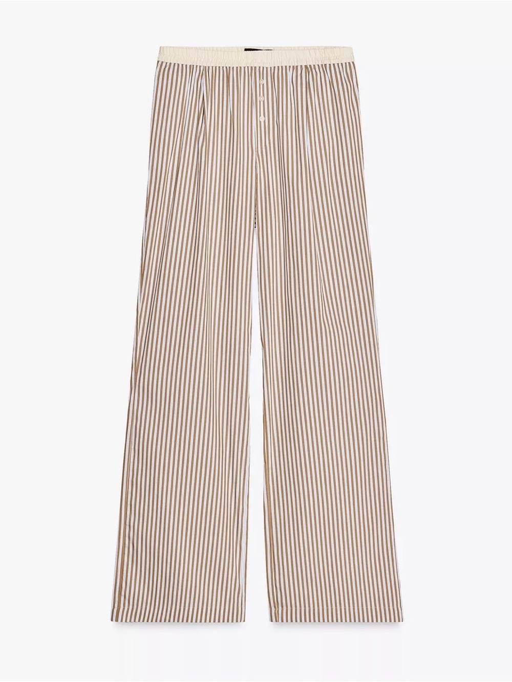 Striped Wide-Leg Women’s Pants - Picture 2 of 4